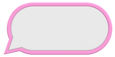 Boş Konuşma Balonu. 3B Görüntü.