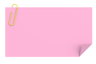 Üç boyutlu not kağıdı. 3B illüstrasyon.