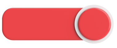 Üç boyutlu düğme. Boş tuş. 3B illüstrasyon.