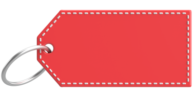 Fiyat etiketi Fiyat etiketi 3B illüstrasyon.