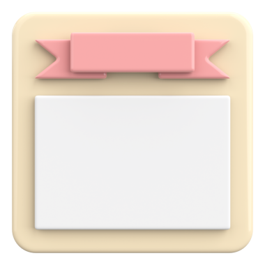 Üç boyutlu not kağıdı. 3B illüstrasyon.