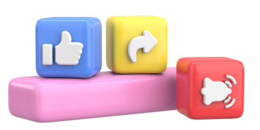 Ortak abonelik simgesi gibi. 3B illüstrasyon.