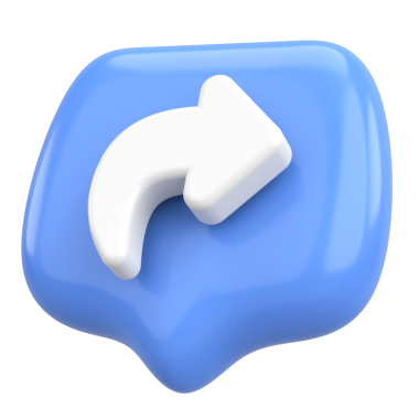 Simgeyi paylaş. Paylaş düğmesi. 3B illüstrasyon.