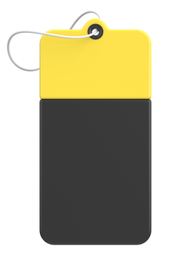 Kara Cuma etiketi. Satış afişi. 3B illüstrasyon.