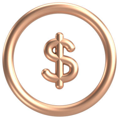 Bağış düğmesi. İkonunu bağışla. 3B illüstrasyon.