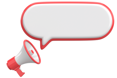 Üç boyutlu uyarı kutusu. 3B illüstrasyon.