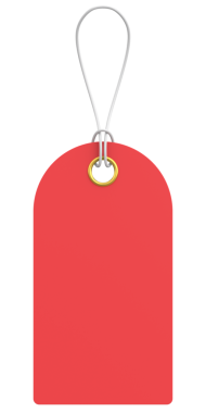 Fiyat etiketi Fiyat etiketi 3B illüstrasyon.