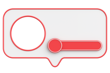 Profil kutusu. Sosyal medya profili. 3B illüstrasyon.