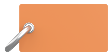 Fiyat etiketi Mesaj kutusu. 3B illüstrasyon.