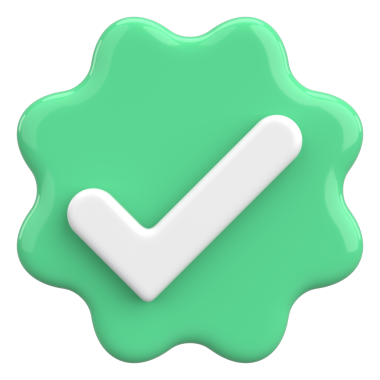 3 boyutlu onay kutusu. İşaretle. 3B illüstrasyon.