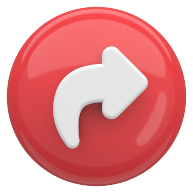 Paylaş düğmesi. Simgeyi paylaş. 3B illüstrasyon.