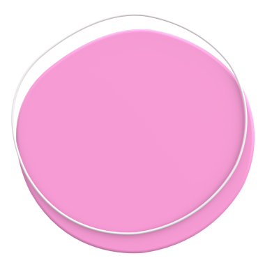 Üç boyutlu Blob. Soyut Metin Kutusu. 3B illüstrasyon.