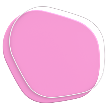 Üç boyutlu Blob. Soyut Metin Kutusu. 3B illüstrasyon.