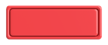 Üç boyutlu düğme. Boş tuş. 3B illüstrasyon.