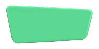 Üç boyutlu düğme. Boş tuş. 3B illüstrasyon.