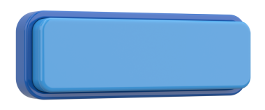 Üç boyutlu düğme. Boş tuş. 3B illüstrasyon.