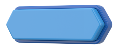 Üç boyutlu düğme. Boş tuş. 3B illüstrasyon.