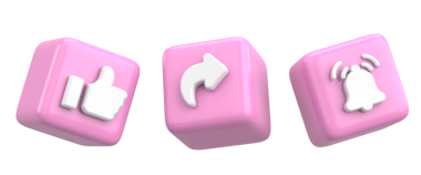 Ortak abonelik simgesi gibi. 3B illüstrasyon.