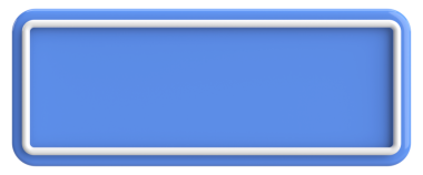 Üç boyutlu düğme. Boş tuş. 3B illüstrasyon.