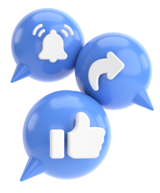 Ortak abonelik simgesi gibi. 3B illüstrasyon.