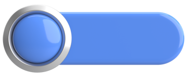 Üç boyutlu düğme. Boş tuş. 3B illüstrasyon.