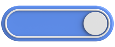 Üç boyutlu düğme. Boş tuş. 3B illüstrasyon.