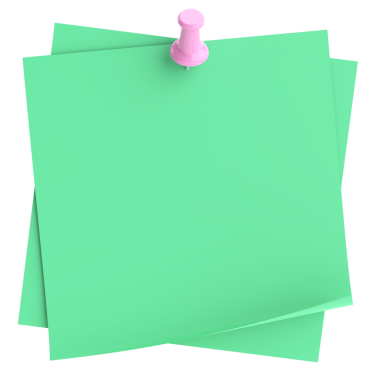 Üç boyutlu not defteri. Yapışkan bir not. 3B illüstrasyon.