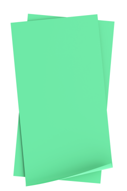 Üç boyutlu not defteri. Yapışkan bir not. 3B illüstrasyon.