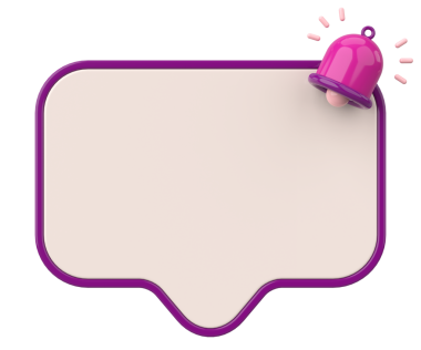 Üç boyutlu uyarı kutusu. 3B illüstrasyon.