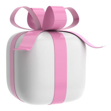 Üç boyutlu hediye kutusu. 3B illüstrasyon.