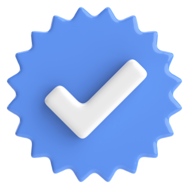 3 boyutlu onay kutusu. İşaretle. 3B illüstrasyon.