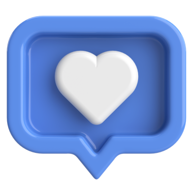 Düğme gibi. İkon gibi. 3B illüstrasyon.