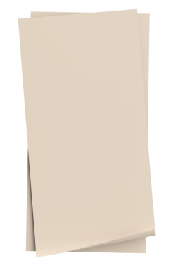 Üç boyutlu not kağıdı. Yapışkan bir not. 3B illüstrasyon.