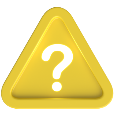 Soru işareti işareti. 3B illüstrasyon.