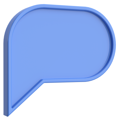 Konuşma balonu. Sohbet balonu. 3B illüstrasyon.