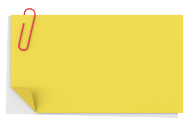 Üç boyutlu not defteri. Yapışkan bir not. 3B illüstrasyon.