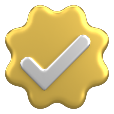 3 boyutlu onay kutusu. İşaretle. 3B illüstrasyon.