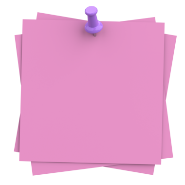 Üç boyutlu not defteri. Yapışkan bir not. 3B illüstrasyon.