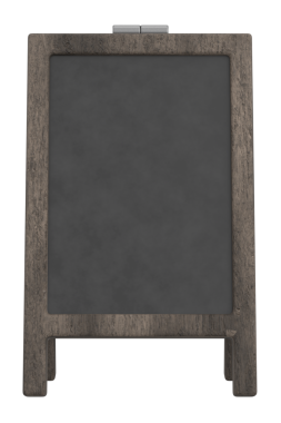 Bir Gıda Ekran Tahtasının 3B Görünümü.