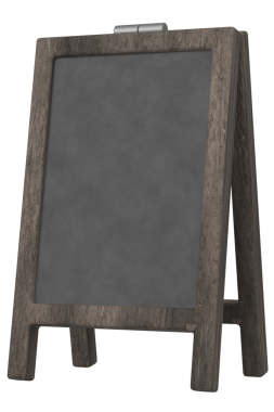 Bir Gıda Ekran Tahtasının 3B Görünümü.