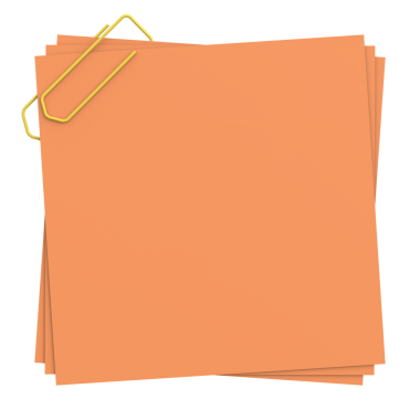 Üç boyutlu not defteri. Yapışkan bir not. 3B illüstrasyon.