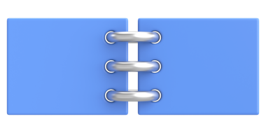 Üç boyutlu skor tabelası. Zaman etiketi. 3B illüstrasyon.