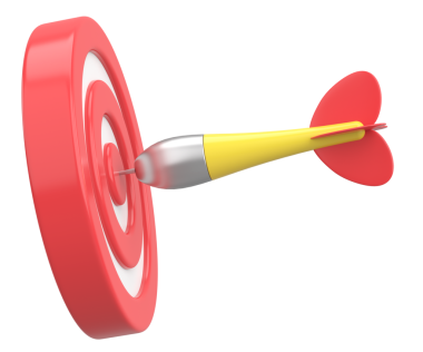 Üç boyutlu başarı simgesi. 3B illüstrasyon.