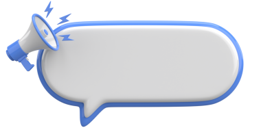 Üç boyutlu uyarı kutusu. 3B illüstrasyon.