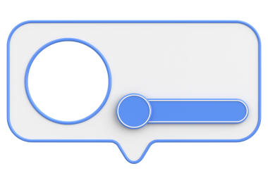 Profil kutusu. Sosyal medya profili. 3B illüstrasyon.