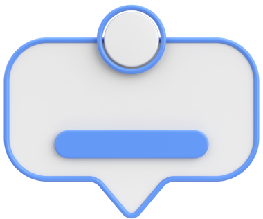 Profil kutusu. Sosyal medya profili. 3B illüstrasyon.