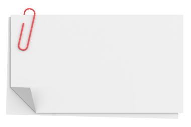 Üç boyutlu not defteri. Yapışkan bir not. 3B illüstrasyon.