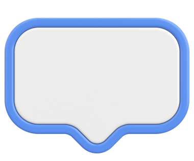 Konuşma balonu. Sohbet balonu. 3B illüstrasyon.