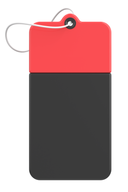 Kara Cuma etiketi. Satış afişi. 3B illüstrasyon.