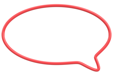 Konuşma balonu. Mesaj kutusu. 3B illüstrasyon.